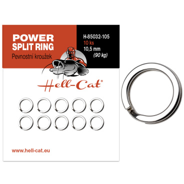 Hell-Cat Pevnostní kroužek Power Split Ring 10ks|vel.12mm (110kg)