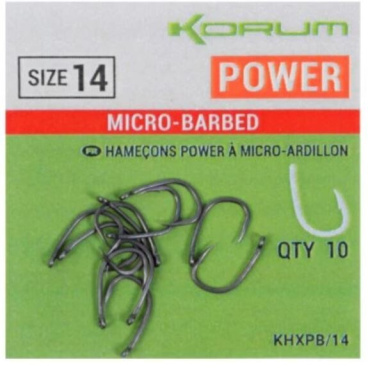 KORUM - Háčky Xpert Power Hooks - Barbed 10ks