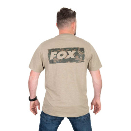 Fox Tričko - Lw Khaki Large Print T-Shirt