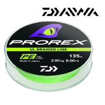 DAIWA - Šňůra Prorex UL finesse braid PE 135m