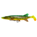 SAVAGE GEAR - Nástraha 4D Pike shad s trojháčkem 20cm 65g Firetiger