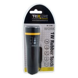 TRIXLINE - Svítilna TR 310 R 1W rubber torch, žlutá - VÝPRODEJ