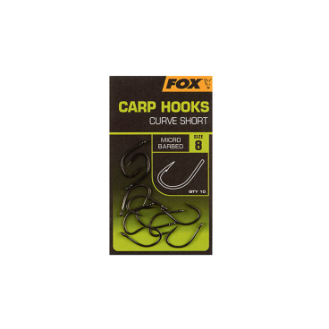 FOX - Háčky carp hooks CURVE SHORT