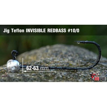 Red Bass - Jig koule Teflon invisible 10/0 - 7g - VÝPRODEJ