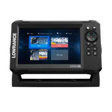 Lowrance - Sonar EAGLE 7 se sondou TripleShot + baterie 12V/7Ah + nabíječka 0,75A/6/12V