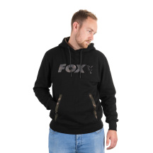 FOX - Mikina black/camo print hoody 