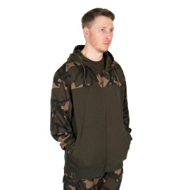 FOX - Mikina LW Khaki Camo Split Zip Hoody