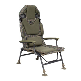 Trakker Products Trakker Křeslo komfortní s područkami - Levelite Camo Longback Chair