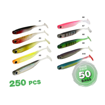 ZFISH Trade Pack Minnow Shad 7,5cm 50bal/250ks