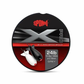 SPOMB - Splétaná Šňůra XD Pro Braid Grey, 300 m