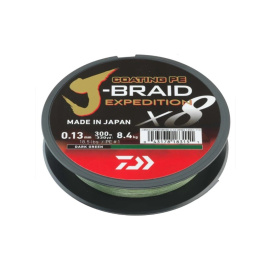 DAIWA - Šňůra J-Braid Expedition X8 Dark Green - 150m