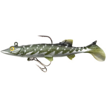 SPRO - Powercatcher Super Natural Baitfish s jigem a háčkem  14cm - Pike Metal