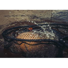 Giants fishing Podběrák Deluxe Landing Net Rubber Medium 70x60cm (2x rukojeť)