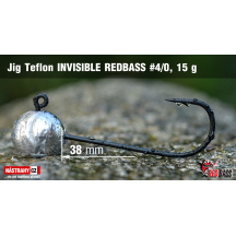 Red Bass - Jig koule Teflon invisible 4/0 - 15g - VÝPRODEJ