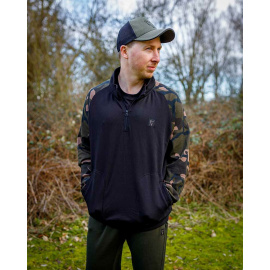 FOX - Mikina LW Black Camo QTR Zip