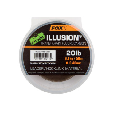 FOX - Fluorocarbon Illusion leader 0,50mm 30lb 50m - VÝPRODEJ