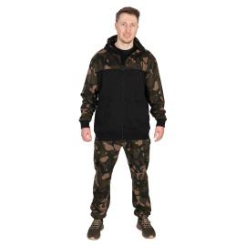 FOX - Mikina LW Black Camo Split Zip Hoody