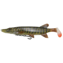 SAVAGE GEAR - Nástraha 4D Pike shad s trojháčkem 20cm 65g Stripped Pike