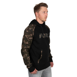 FOX - Mikina Black Camo Raglan hoodie, vel. XXXL - VÝPRODEJ