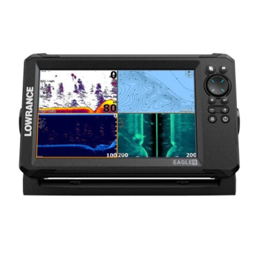 Lowrance - Sonar EAGLE 9 se sondou TripleShot HD + baterie 12V/7Ah + nabíječka 0,75A/6/12V