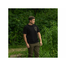 AVID CARP - Tričko Cargo T Shirt Black 