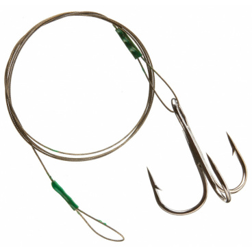 Cormoran - Lanko 7X7 wire leader with loop and treble vel.1/0 50cm 13kg bal.1ks - VÝPRODEJ