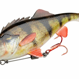 SAVAGE GEAR - Nástraha 4D Perch shad 12,5cm / 20g - Firetiger