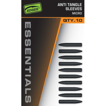 FOX - Převleky Edges Essentials Tungsten Anti Tangle Sleeve, 10ks, Micro