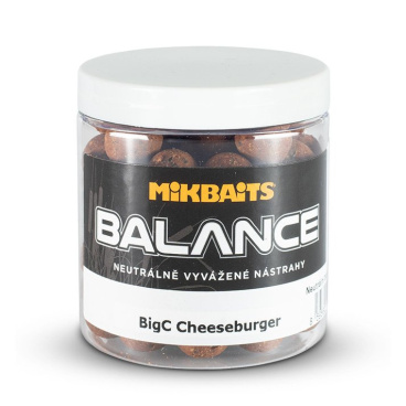 Mikbaits - Balance boilie BigC Cheeseburger 20mm 250ml - VÝPRODEJ