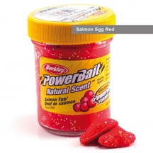 Berkley - Pstruhové těsto PowerBait Extra Scent glitter 50g, Salmon red Glitter